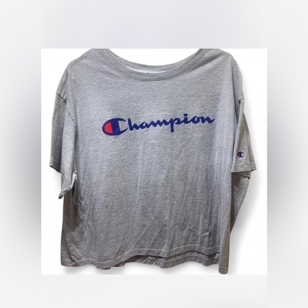 Champion Gray Crop Tee